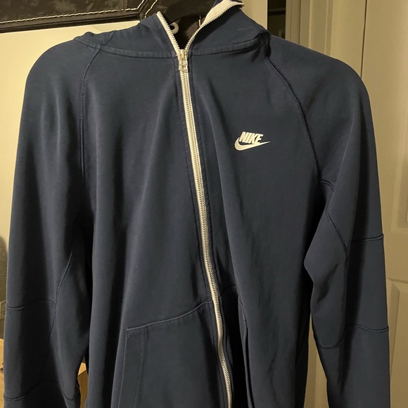 Nike navy zip up sweater - Picture 3 of 3